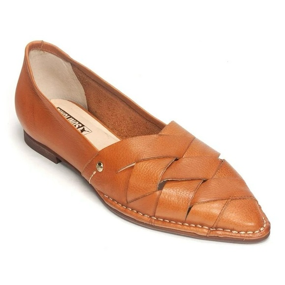 Pikolinos Caleta Flats Brandy Tan Leather Women's Loafers 🌾 Size 38 US 7.5 🌾 - Picture 3 of 11